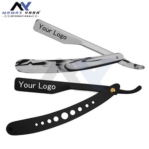Navaja de Afeitar Clásica Personalizada de Acero Inoxidable para Hombre, Afeitadora Suave Barbero, Navaja de Afeitar Clásica para Barberos Profesionales - Product Image 3