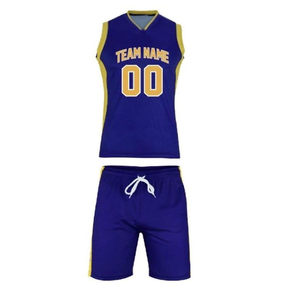 Ensemble d'uniformes de basketball professionnels personnalisés – Maillot d'équipe respirant sans manches et short assorti pour hommes et garçons - Product Image 2