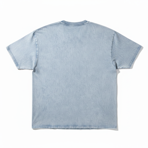 Camisetas de Alta Calidad con Diseño Personalizado, 100% Algodón, Lavado Ácido, Transpirables, de Manga Corta, para Venta en Línea a Bajo Precio - Product Image 3