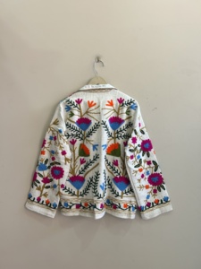 Chaqueta estilo bohemio indio de tela de algodón TNT Suzani para mujer, chaqueta transpirable - Product Image 6