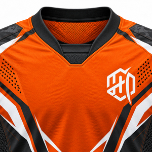 Camiseta de Entrenamiento de Paintball de Manga Larga, Cuello en V, Ropa Deportiva para Tiro con Paneles Ventilados y Coderas Protectoras, Venta al Por Mayor - Product Image 3