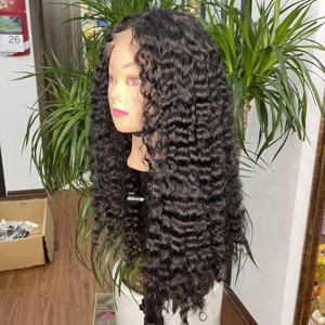 Las mejores pelucas de cabello humano con cabello rizado birmano, peluca vietnamita de color natural, extensión de cabello con cierre de encaje, color libre. - Product Image 6
