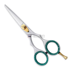 Ciseaux de salon professionnels ergonomiques LIPUMA modèle 10115, lames en acier inoxydable ultra-affûtées, vis de tension réglable - Product Image 1