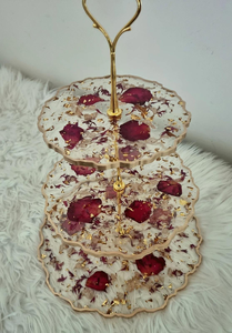 Support à gâteau en résine de haute qualité et au design unique, couleur unique, idéal pour les fêtes d'anniversaire, provenant d'Inde - Product Image 5