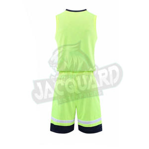 Uniforme de Baloncesto a la Moda para Hombre, Camisetas y Pantalones Cortos de Baloncesto Hechos a Medida, Ropa Deportiva de Fútbol, 100% Poliéster - Product Image 3