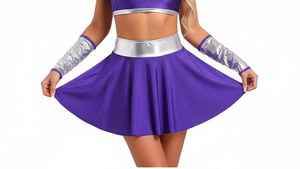 Uniforme de Animadoras Clásico y Moderno, con Tela Suave Estampada, Material Duradero, Flexible y Elegante - Product Image 4