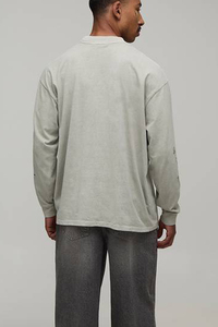 OEM Screen Printed Custom Men's Sweatshirt Personalized Long <b>Sleeve</b> Streetwear Casual Wear Custom Design Apparel Top Clothing - Product Image 2