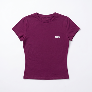 New Customized Screen Printed women's shirt Slim Fitted Crop <b>Top</b> Solid Short Sleeves T-Shirt Stylish Knitted <b>Top</b> Everyday Wear - Product Image 4