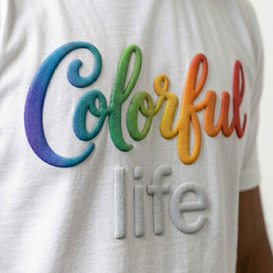 Camisetas Personalizadas de Alta Calidad con Impresión Puff Premium, Camisetas con Logotipo Personalizado para Hombre, Camisetas con Cuello Redondo y Impresión Puff - Product Image 4