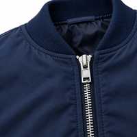 Blouson bomber softshell pour homme, fermeture éclair, col montant, coupe-vent, léger, manteau d'hiver avec logo sur le devant, style streetwear