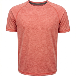 T-shirt décontracté pour homme en jersey/coton de haute qualité, prix de gros, respirant, séchage rapide, manches courtes, impression de logo personnalisée - Product Image 4