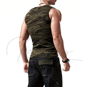 Camiseta sin mangas de algodón de alta calidad para hombre, camiseta sin mangas para gimnasio, camiseta sin mangas de talla grande para hombre - Product Image 3