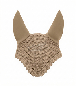 Malla antimosquitos transpirable para caballo, gorro de ganchillo para orejas, red antimosquitos para equitación, gorro insonorizado para caballo, accesorio ecuestre - Product Image 1