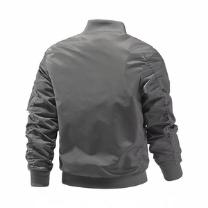 Blouson d'hiver personnalisé pour homme, couleur au choix, directement du fabricant, blouson thermique de style aviateur, service OEM de qualité économique. - Product Image 2