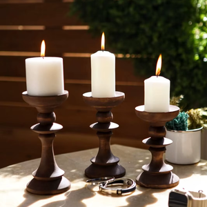 Support de bougie religieux en forme de diamant, écologique, pour hôtel, restaurant, décoration, Noël et utilisations multiples - Product Image 5