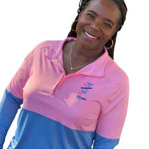 Sudadera de Mujer Jack and Jill de Dos Tonos con Cierre de Cremallera, Logotipo Personalizado Bordado, Bloques de Color, Top Deportivo, Suministro al por Mayor OEM - Product Image 3