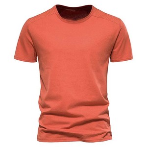 เสื้อยืดผู้ชายสีตามสั่ง แขนสั้น ใส่ได้ในฤดูร้อน ผ้าฝ้าย คอกลม ไซส์ใหญ่ สไตล์ไฮสตรีท ผ้าวอร์สเตด ด้านหน้าสไตล์ทางการ - Product Image 5