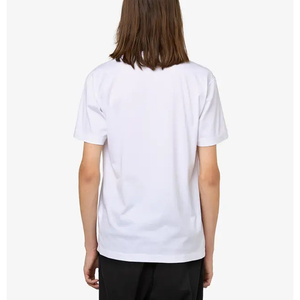 Camiseta de algodón grueso de manga corta para hombre, oversize, de corte holgado, hombros caídos, lisa, estilo urbano para skate. - Product Image 4