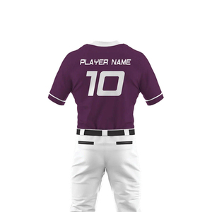 Nouveauté : Vêtements de sport personnalisés avec logo et nom d'équipe imprimés, tissu 100 % polyester, meilleur prix, uniforme de softball - Product Image 3