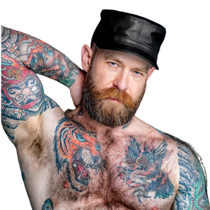 Casquette en cuir JT Miner pour homme, style classique workwear, qualité supérieure, véritable cuir durable, coupe ajustée, tenue de club, imperméable, pour l'extérieur, toutes saisons - Product Image 2