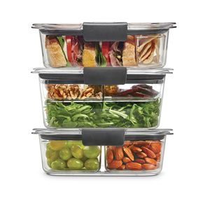 Kit de déjeuner en plastique Tritan transparent sans BPA étanche 12 pièces Sandwich et salade Conteneurs de stockage des aliments Modèle D0100XU6H6V - Product Image 2