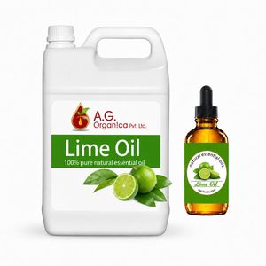 Aceite Esencial de Lima Puro y Natural, Destilado al Vapor, Aceite Aromático de Cáscara de Lima a Granel para Aromaterapia, Fabricación de Jabones y Velas, OEM/ODM - Product Image 1
