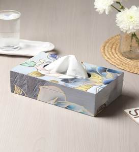 Printed Enamel Tissue Box Cover Handmade Decorative Napkin Holder Table <b>Paper</b> Tissue Organizer <b>Kitchen</b> Dining Accessory - Product Image 5