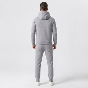Ensemble sweat-shirt et pantalon de survêtement en coton mélangé personnalisé pour homme, décontracté, pour le sport, la gym et le quotidien - Product Image 3
