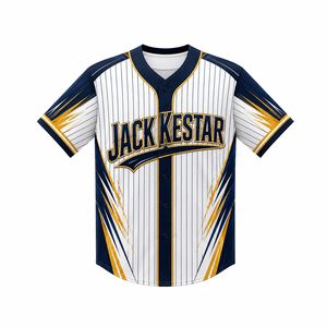 Maillot de baseball personnalisé pour hommes et femmes – Chemise d'uniforme d'équipe haut de gamme anti-humidité avec design sublimé pour le sport et l'entraînement - Product Image 1