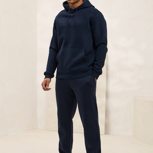 Nouvelles Tendances Mode 2026 : Ensemble Survêtement Homme Automne Hiver – Sweat à Capuche et Pantalon Color Block Cool - Product Image 1
