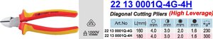 Alicates de Corte Diagonal de Alta Resistencia con Aislamiento VDE de 1000 V - Product Image 6