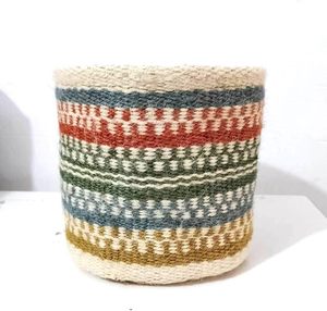 Fabricant de vases en jute en gros – Vase décoratif en fibres naturelles fait main, écologique, avec design personnalisé - Product Image 1