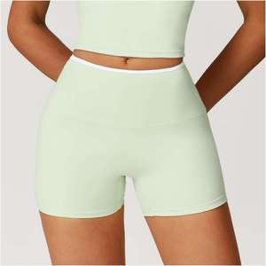 Women OEM ODM Exercise Biker Shorts <b>Tummy</b> <b>Control</b> High Waist Athletic Shorts Soft Flexible Compression Yoga Fitness Running Wear - Product Image 6