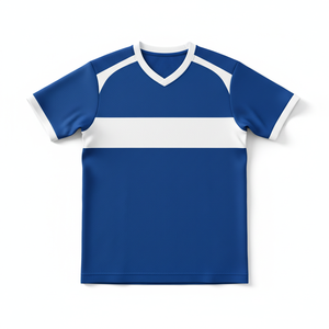 เสื้อกีฬาแบบกำหนดเองประสิทธิภาพสูง ผลิตจากโพลีเอสเตอร์ 100% แขนสั้น พิมพ์ลายด้านหน้า ระบายอากาศได้ดี ซับเหงื่อ สำหรับวัยรุ่น - Product Image 1