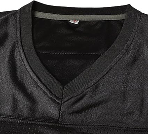 Maillot de football américain vintage oversize personnalisé pour homme, coupe carrée en mesh, avec impression sérigraphiée - Product Image 3