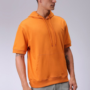 เสื้อฮู้ดดี้ผู้ชายไซส์ใหญ่แบบสั่งทำ OEM ODM ขายส่งเสื้อผ้าสตรีทแวร์ผ้าฝ้ายเฟรนช์เทอร์รี่หนานุ่มแบบสบายๆ มีซิปและกระเป๋า - Product Image 5