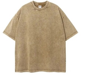 เสื้อยืดคอกลมแขนสั้นทรงปกติสำหรับผู้ชาย สีน้ำเงินล้วน ผ้าถัก 100% คอตตอน กันยับ น้ำหนัก 230 กรัม พิมพ์ลายซิลค์สกรีนแบบวอช - Product Image 1