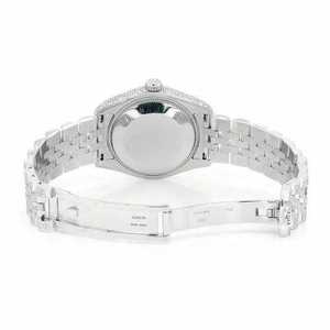 Luxury Fully Iced Out Moissanite <b>Watch</b> Black Dial Automatic Mechanical <b>Diamond</b> <b>Watch</b> Stainless Steel - Product Image 3