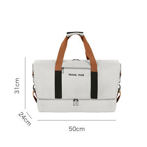 Bolsa Deportiva Ligera con Compartimento para Zapatos, Resistente al Agua, para Viajes Cortos y Fin de Semana, para Actividades al Aire Libre y Fitness - Product Image 4