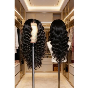 Wholesale Supply <b>Deep</b> <b>Wave</b> <b>Wig</b> Human Hair Lace Front <b>Wig</b> Natural Soft Curly Glueless Daily Wear for Women Available For Sale - Product Image 1