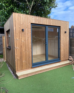 Maison de bureau préfabriquée moderne en kit pour jardin, avec conteneur de rangement en acier détachable, pour bureaux et hôtels - Product Image 1