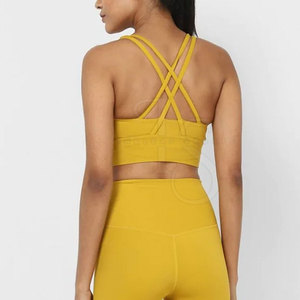 Ensemble de yoga et de sport 2 pièces pour femme, grande taille, avec logo frontal, prix de gros abordable, haute qualité - Product Image 4