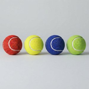 Juego de Pelotas de Tenis Coloridas, Rojas, Amarillas, Azules y Verdes, de Fieltro Resistente, Aprobadas por la ITF, 65 mm de Diámetro, 58 g de Peso, Portátiles, para Juguetes de Mascotas - Product Image 4