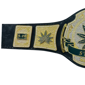 Cinturón de Campeonato Personalizado Stoner 4:20, Cinturón de Lucha Libre con Diseño Único, Regalo Personalizado para Fanáticos de Stoner - Product Image 4