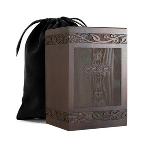 Urnas de Cremación de Madera de Diseño Único y Alta Calidad para Adultos, Urnas Funerarias de Madera, Tamaño Personalizado, Artículos Funerarios - Product Image 1
