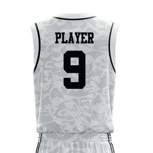 ซัพพลายเออร์ปากีสถาน ขายส่ง ชุดบาสเก็ตบอลผ้า Bird Eye โพลีเอสเตอร์ 100% - Product Image 3