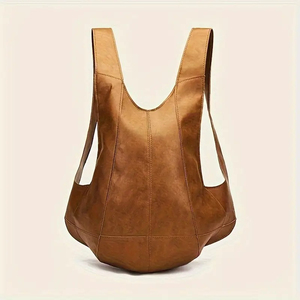 <b>Leather</b> Drawstring <b>Backpack</b> <b>Men</b> Casual Daypack Genuine <b>Leather</b> Shoulder Bag Lightweight Storage Pack Travel School Bag Custom - Product Image 6