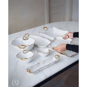 Stainless Steel Silver Shiny Polished Round Bowl With High Grade Gold Plated Flower Designer Base <b>Stand</b> Luxury Food Serving Bowl - Product Image 5