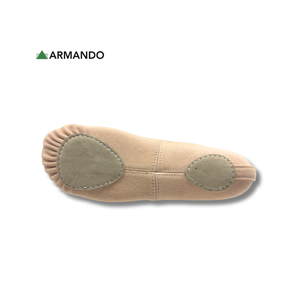Chaussons de danse en toile OEM à semelle fendue, avec sangle élastique croisée, pour entraînement et pratique, logo personnalisé, petit MOQ, fabricant - Product Image 3