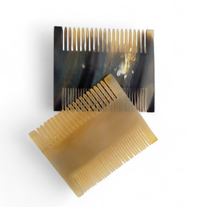 Peignes à dents fines en corne pour hommes et femmes, fabrication artisanale, prix bas, vente en gros. - Product Image 6